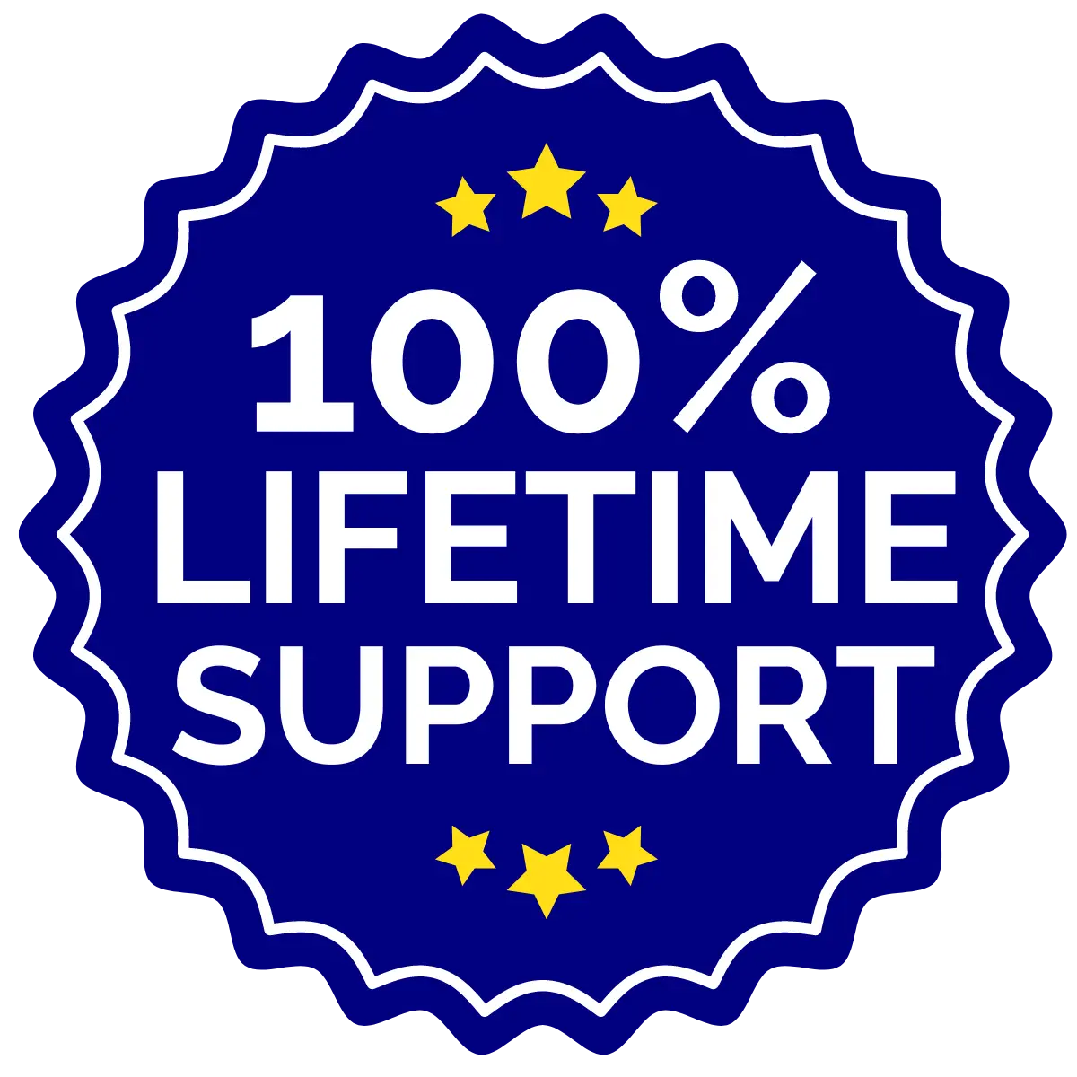 100 LIFETIME SUPPORT